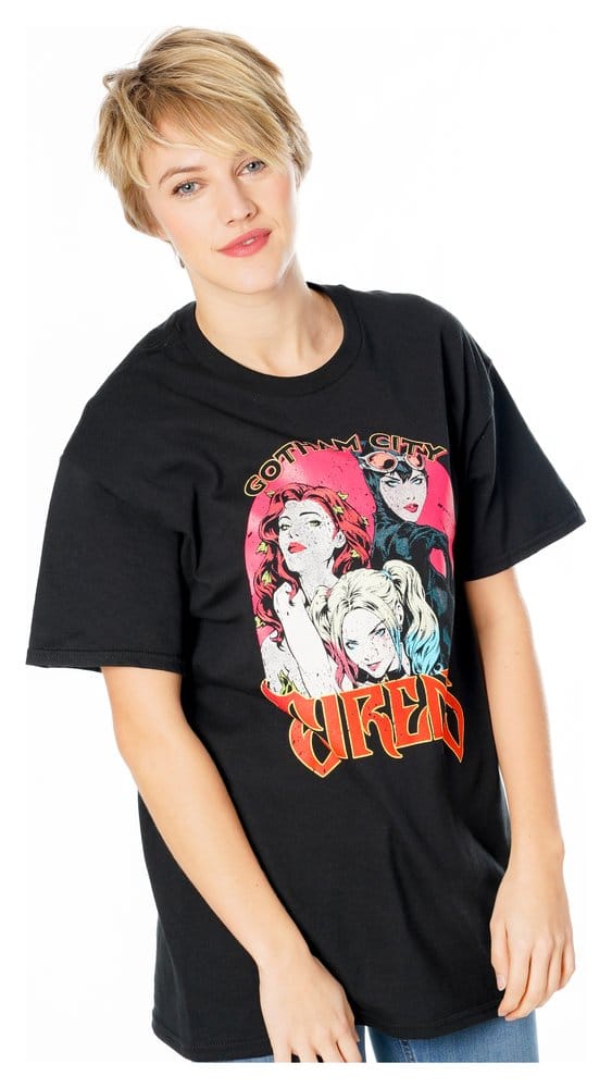 Gotham City Sirens T-Shirt Vintage Poster Size M