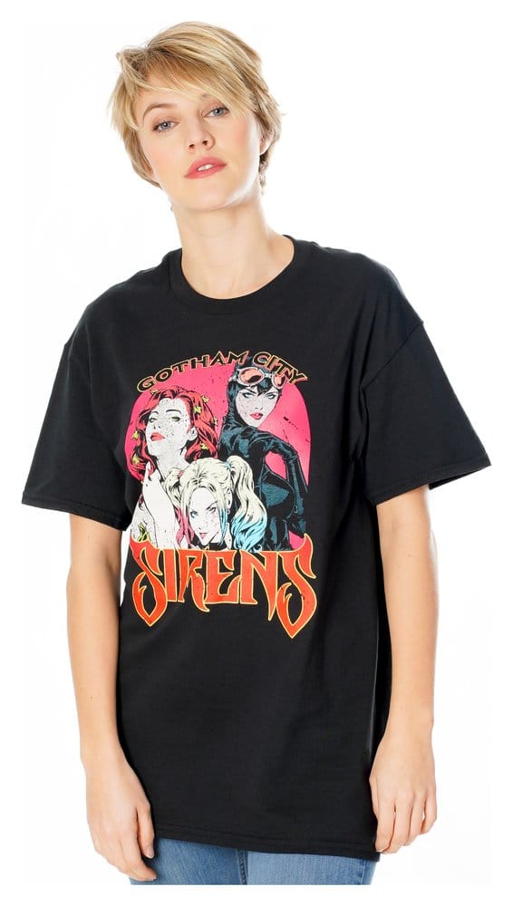 Gotham City Sirens T-Shirt Vintage Poster Size M