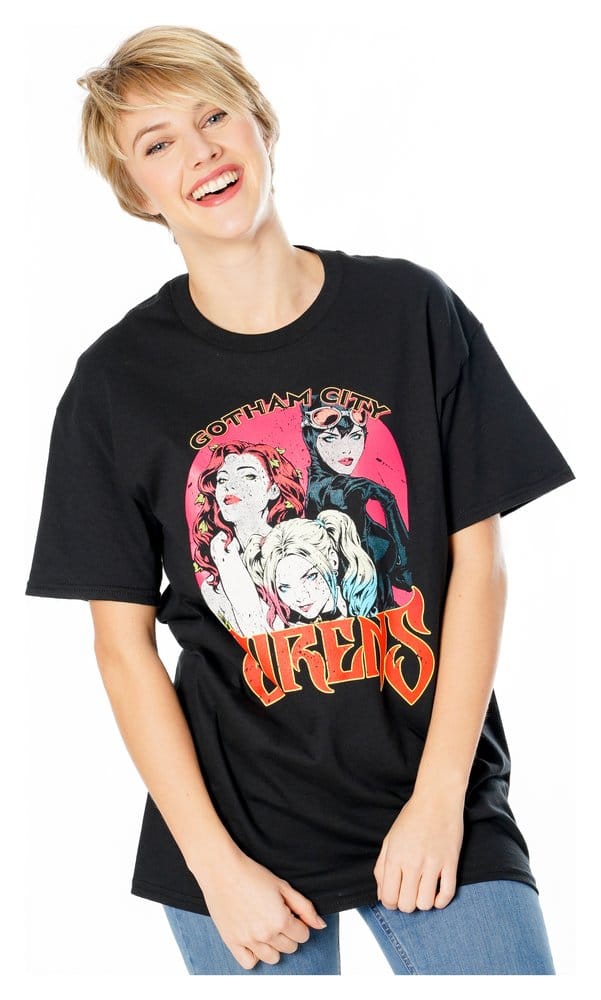 Gotham City Sirens T-Shirt Vintage Poster Size M