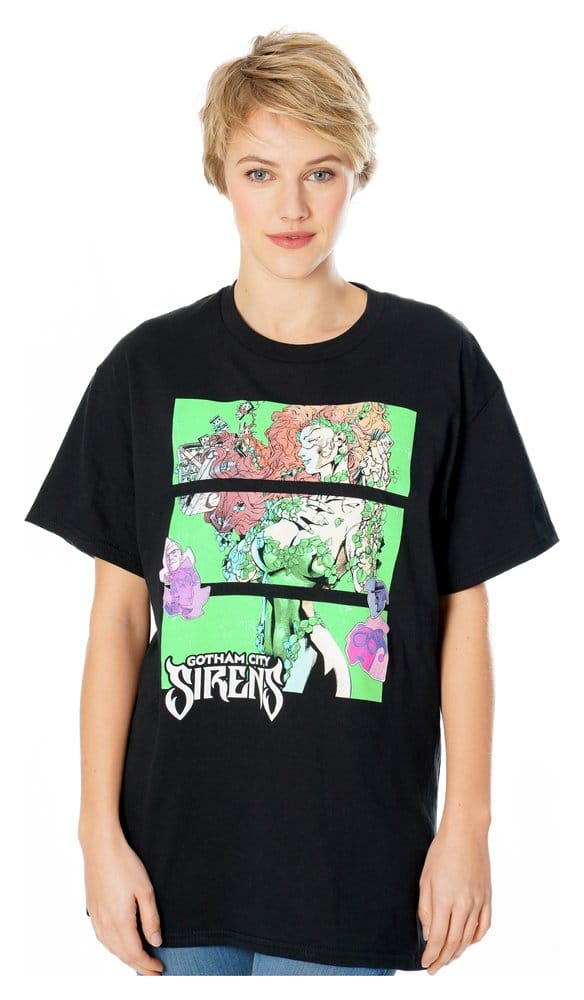 Gotham City Sirens T-Shirt Poison Ivy Sirens Cash Black Size S