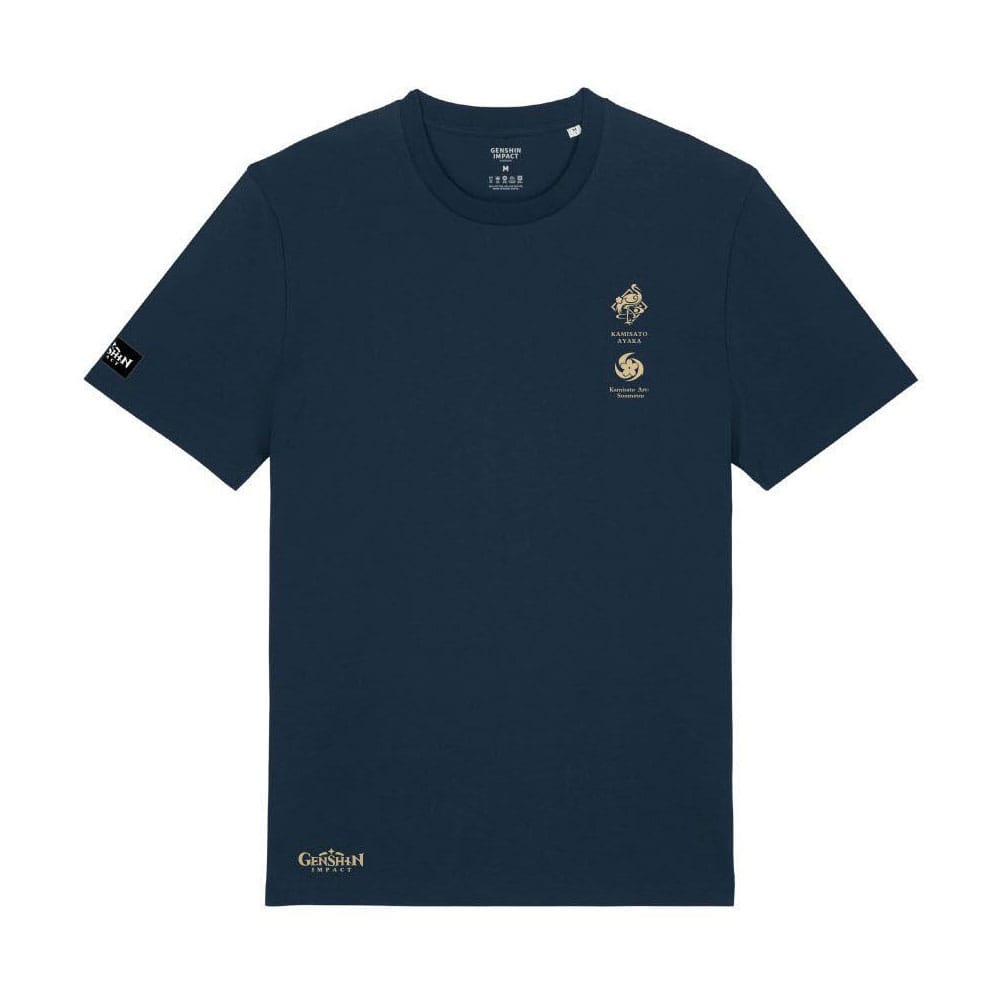 Genshin Impact T-Shirt Kamisato Ayaka Frostlake Heron Size M