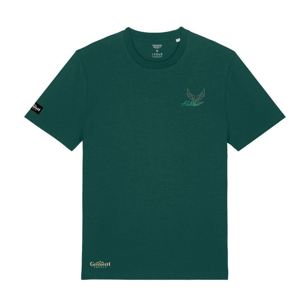 Genshin Impact T-Shirt Alhaitham Green Size M