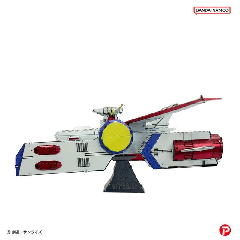 Mobile Suit Gundam Metallic Nano Puzzle Model Kit White Base 6 cm