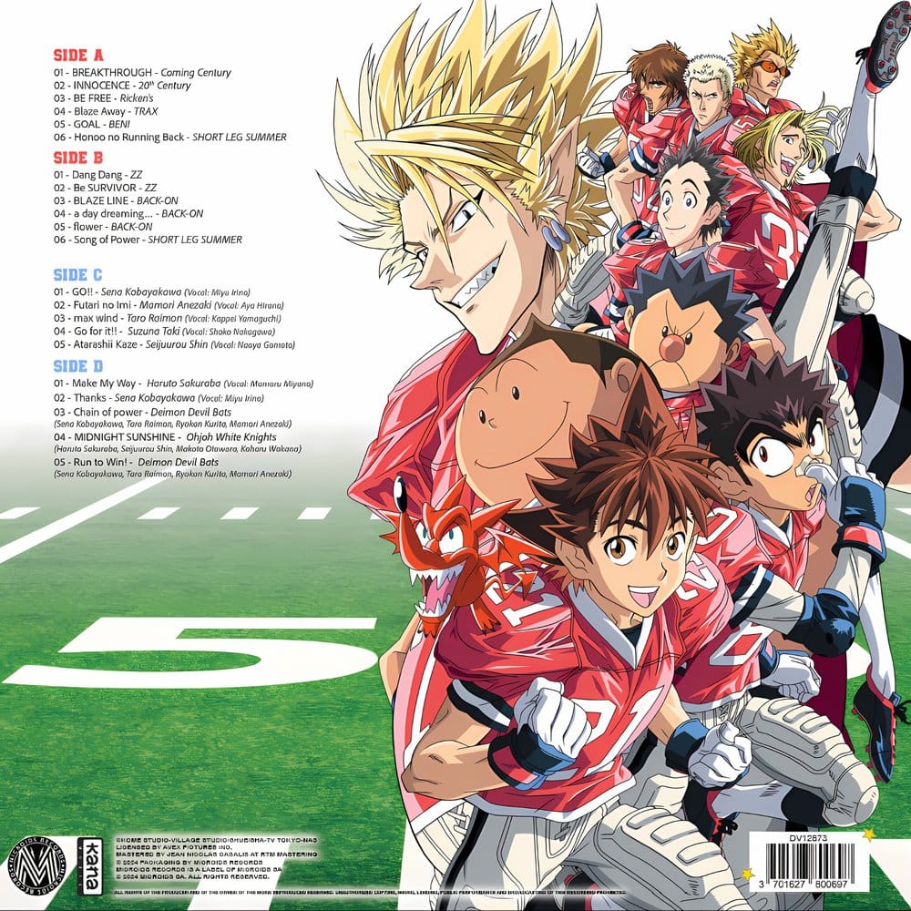 Eyeshield 21 Original Soundtrack Vinyl 2 x LP