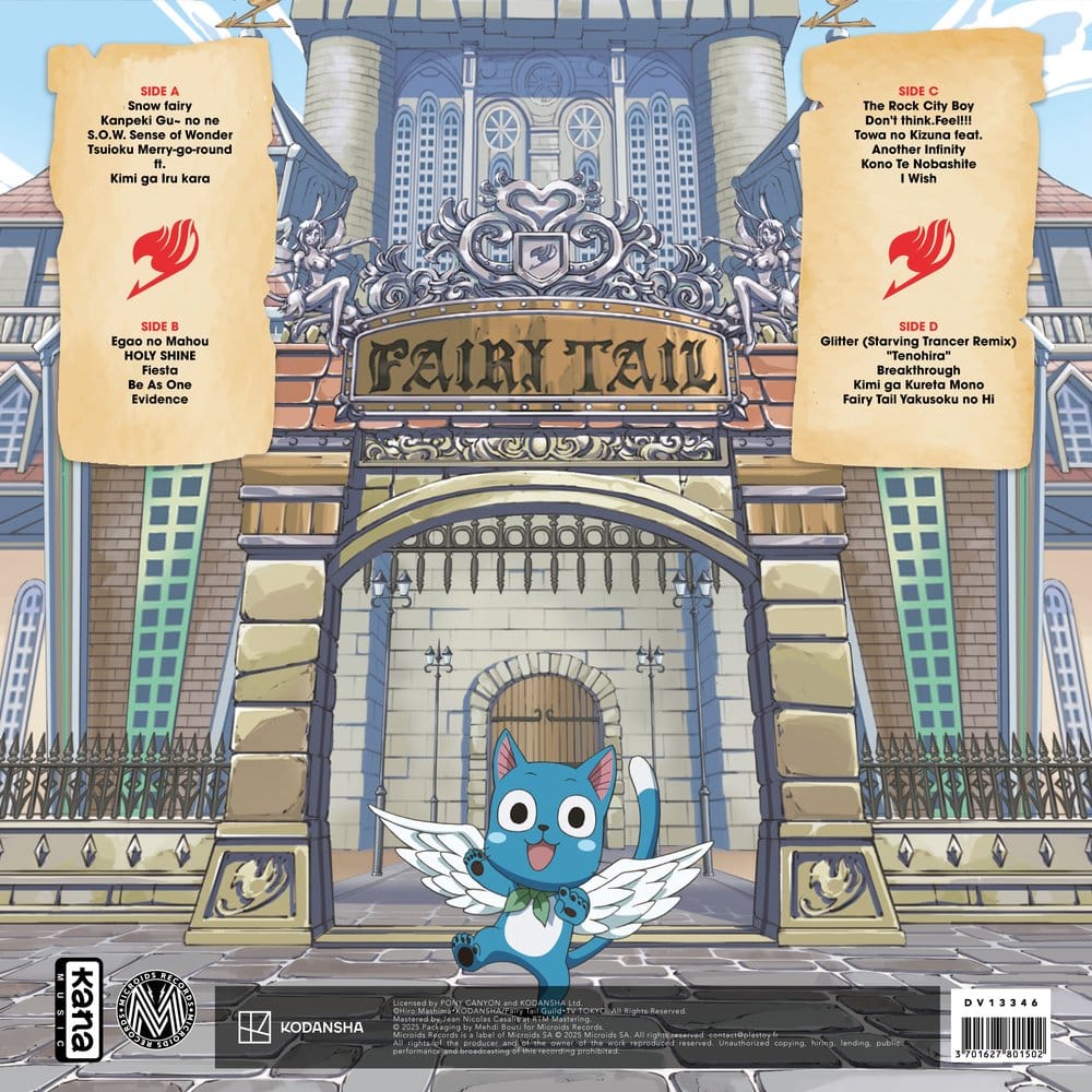 Fairy Tail Best Collection Vinyl 2 x LP