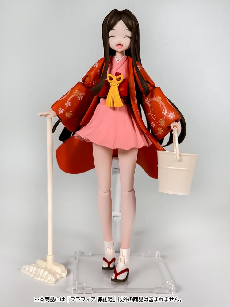 Suwahime Plafia Plastic Model Kit Suwahime (Mini Figure Set) 14 cm