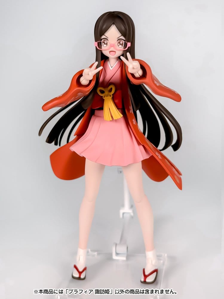 Suwahime Plafia Plastic Model Kit Suwahime (Mini Figure Set) 14 cm