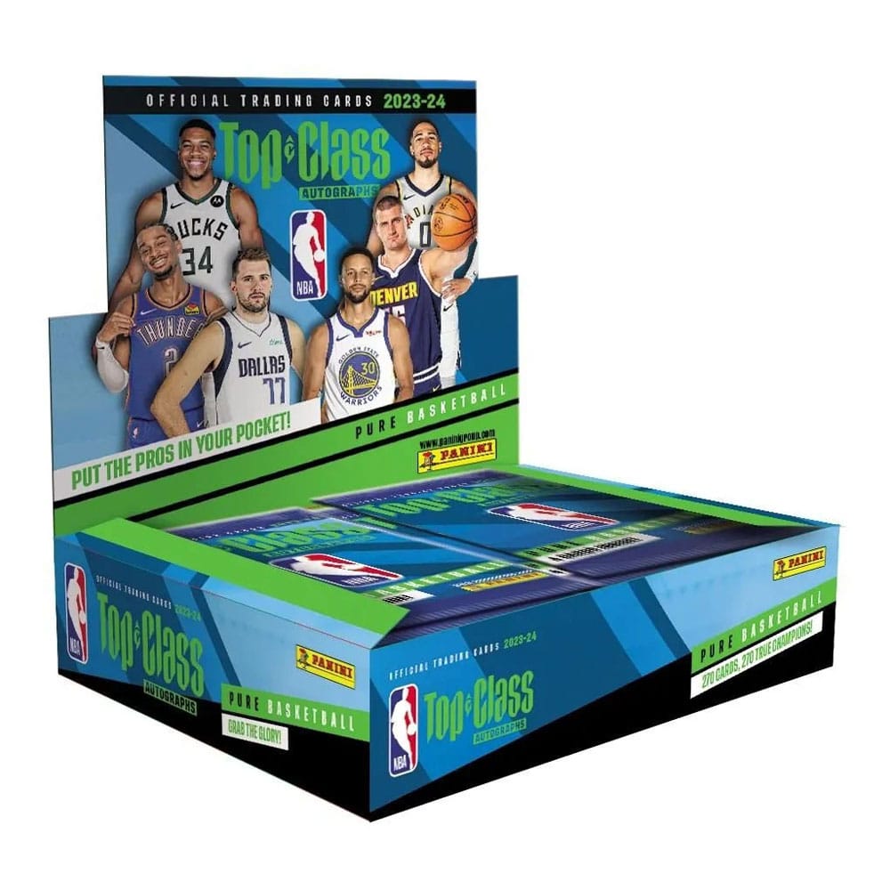 NBA Top Class 2023-24 Trading Cards Flow Packs Display (24) – Beschädigte Verpackung