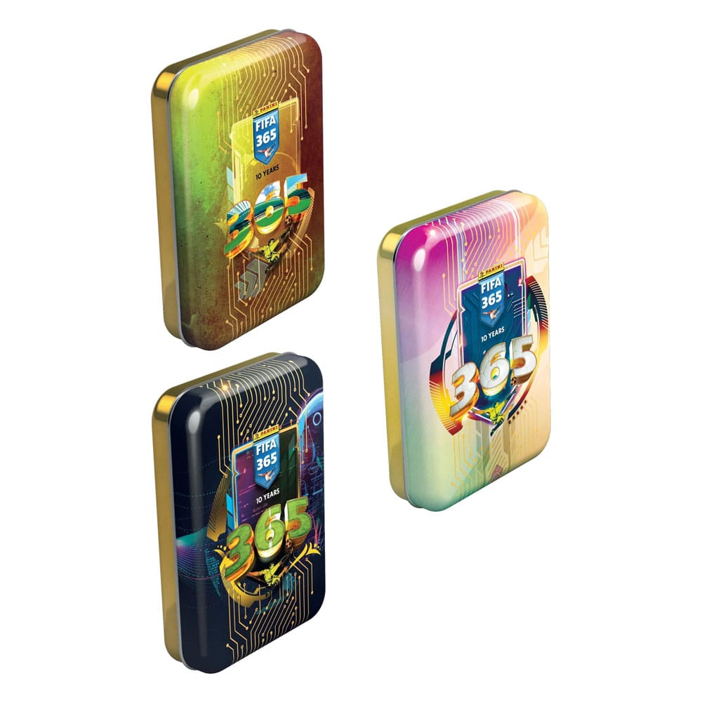 FIFA 365 Adrenalyn XL 2025 Trading Cards Pocket Tins Case (5)