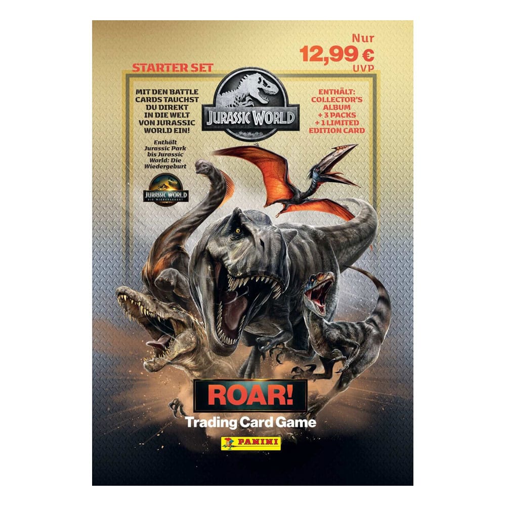 Jurassic World Roar Trading Cards Starter Pack *German Version*