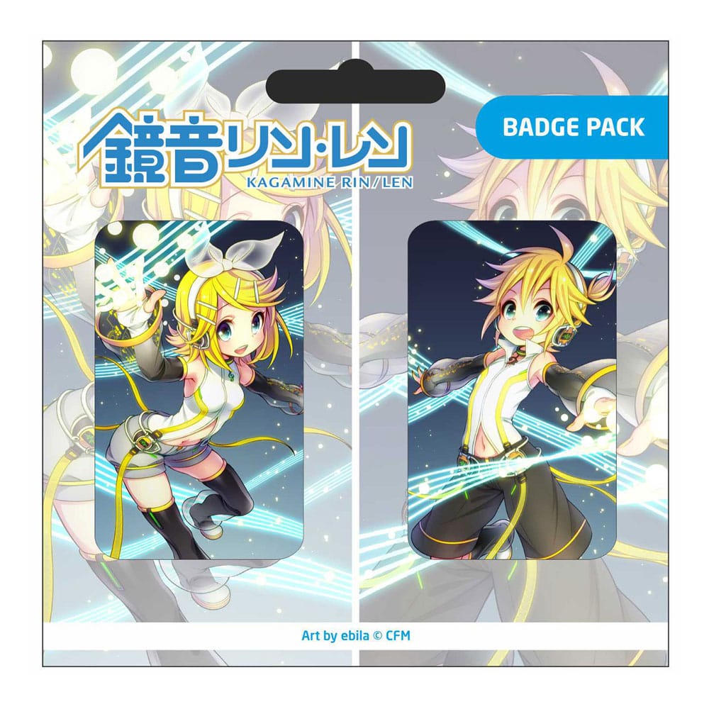 Hatsune Miku Pin Badges 2er-Pack Set C