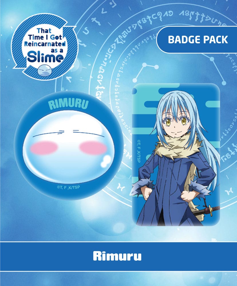 „That Time I Got Reincarnated as a Slime“-Pin-Abzeichen, 2er-Pack Rimuru
