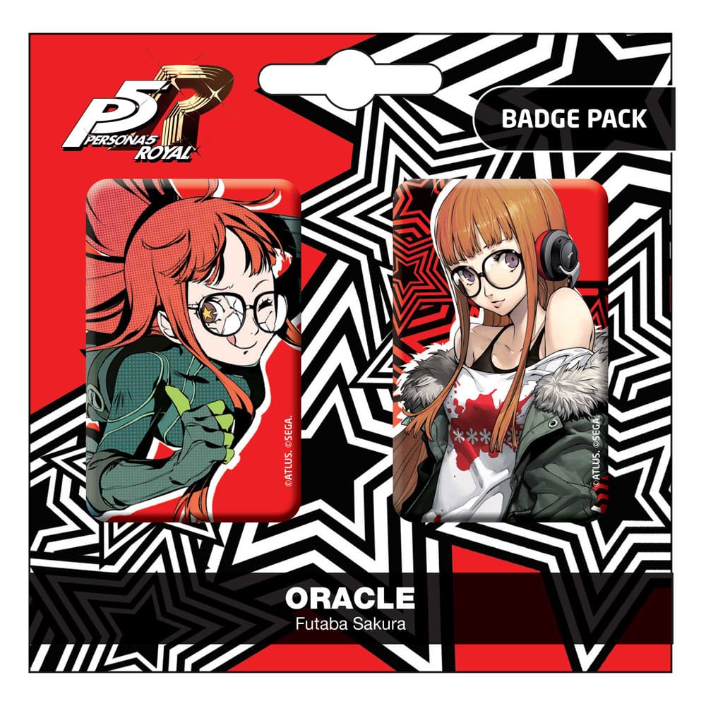 Persona 5 Royal Pin Badges 2er-Pack Oracle / Futaba Sakura