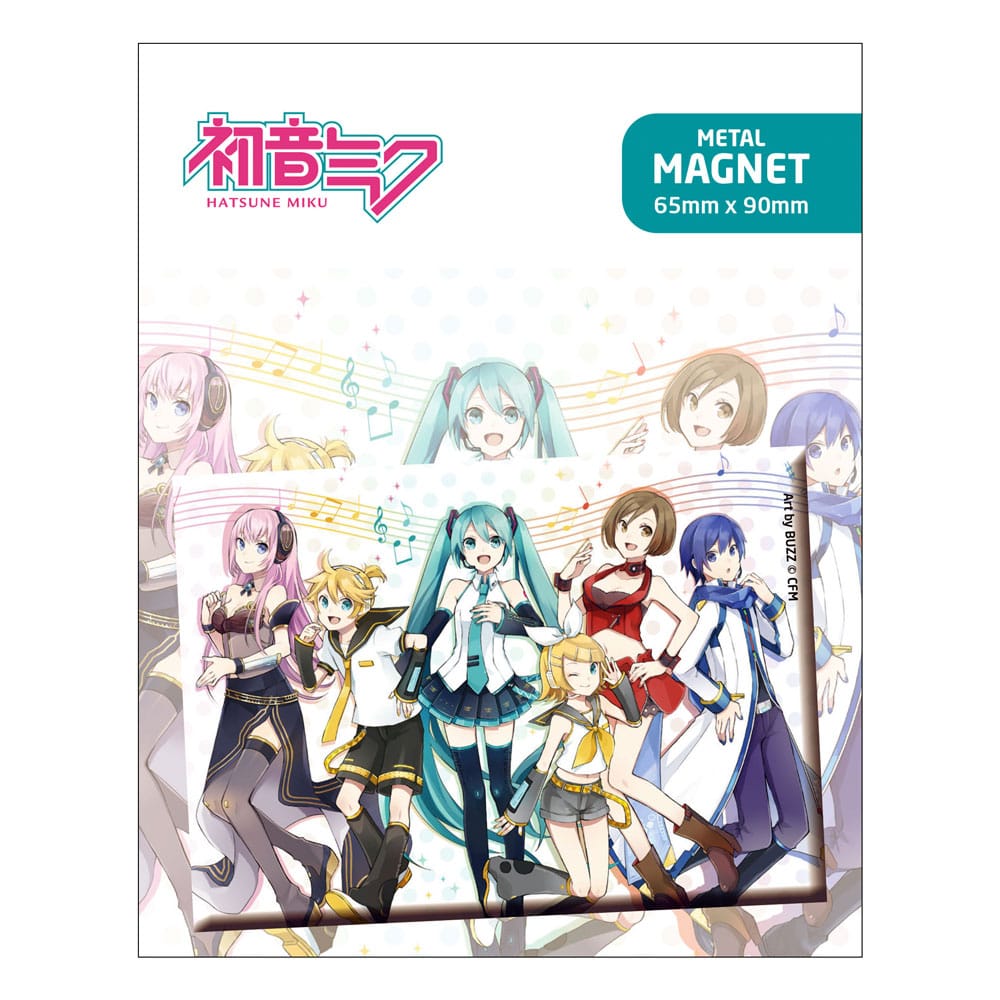 Hatsune Miku Kühlschrankmagnet Hatsune Miku und Freunde