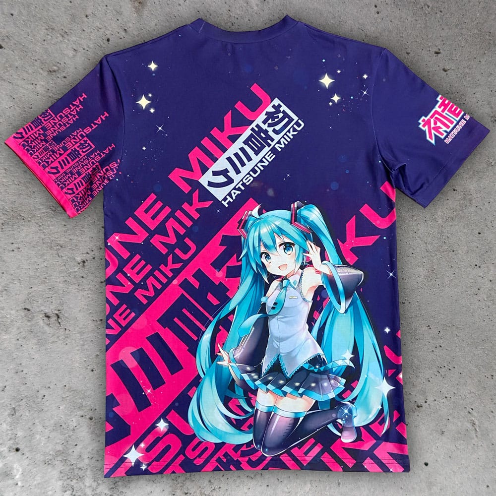 Hatsune Miku T-Shirt Expressive Vibes Größe L