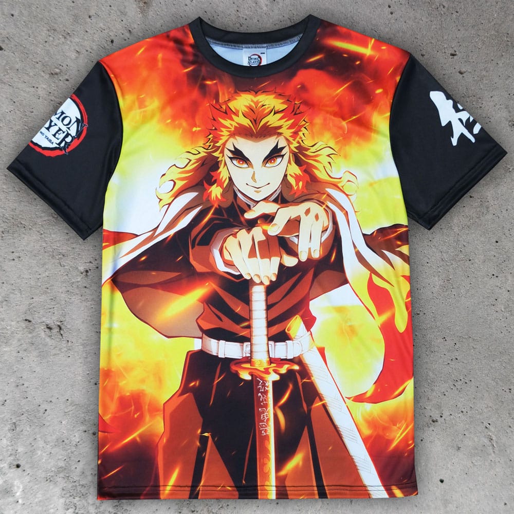 Demon Slayer: Kimetsu no Yaiba T-Shirt Kyojuro Rengoku  Size XL