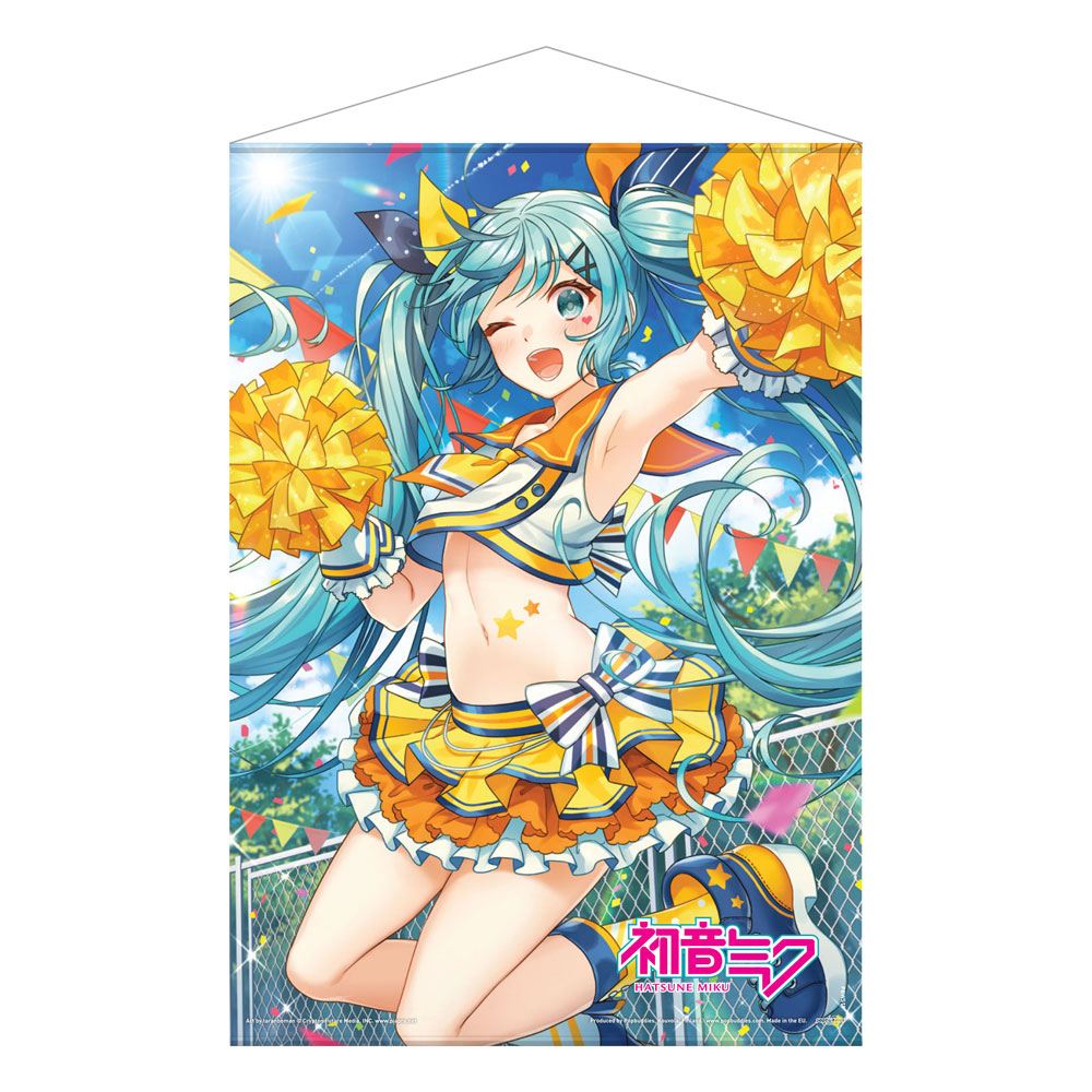Hatsune Miku Wallscroll Cheerleader (Sommer) 50 x 70 cm