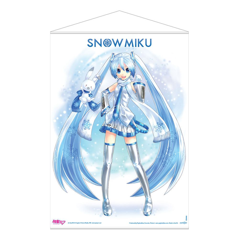 Hatsune Miku Wallscroll Schnee Miku 50 x 70 cm