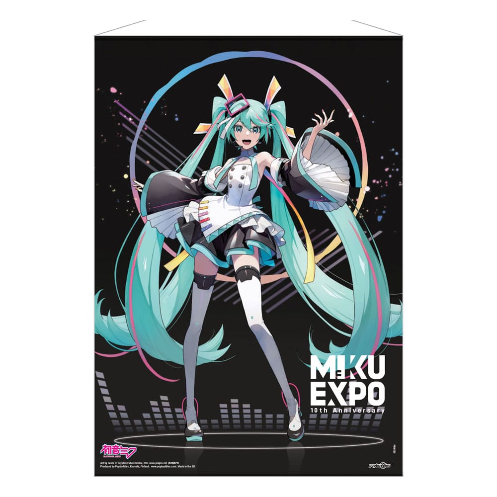 Hatsune Miku Wallscroll Miku Expo 10-jähriges Jubiläum, limitierte Auflage, 50 x 70 cm