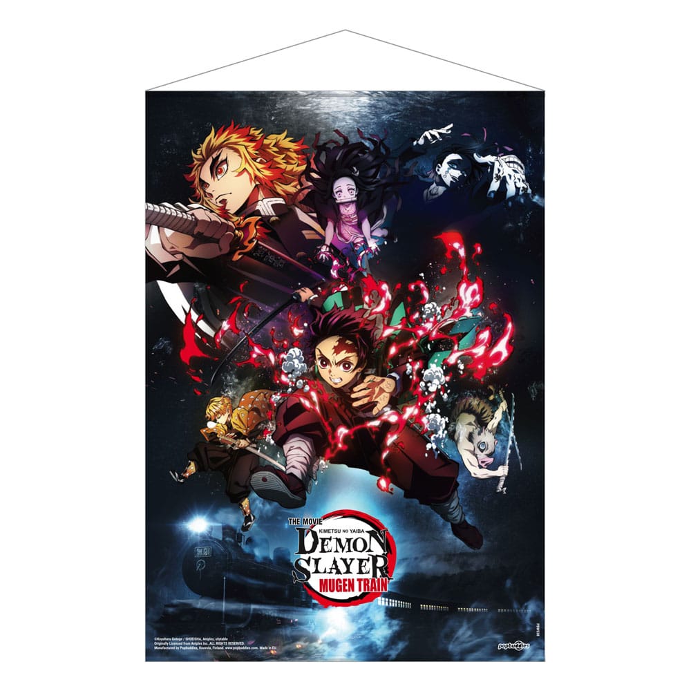 Dämonentöter: Kimetsu no Yaiba Wallscroll Mugen Train Key Visual 50 x 70 cm