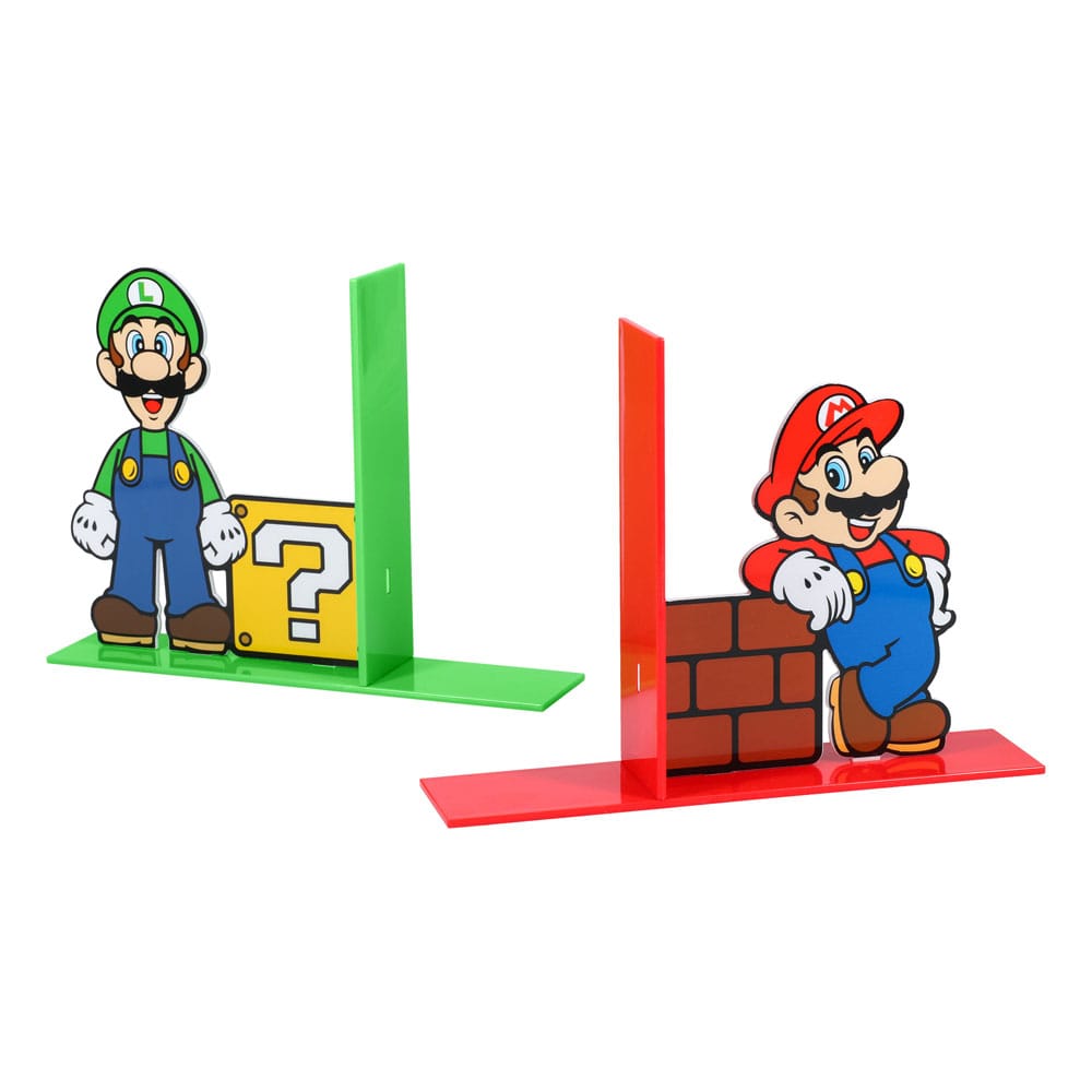 Super Mario Bookends Mario and Luigi