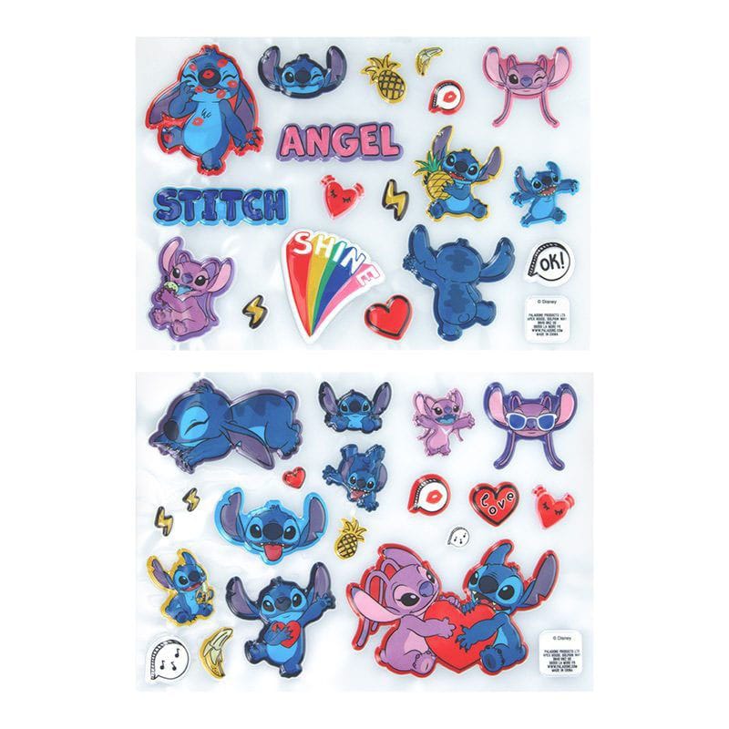 Lilo & Stitch 3D Vinyl Sticker Set Stitch