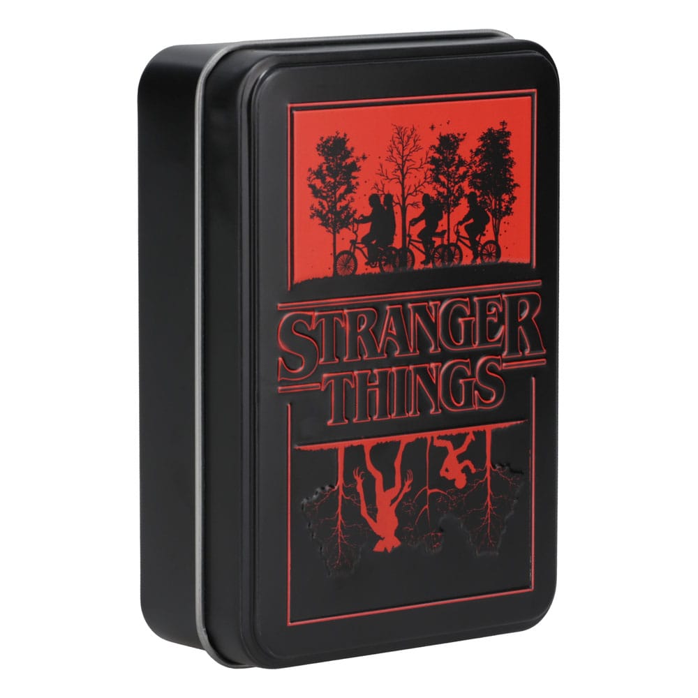 Stranger Thinngs 5 Playing Cards Metal