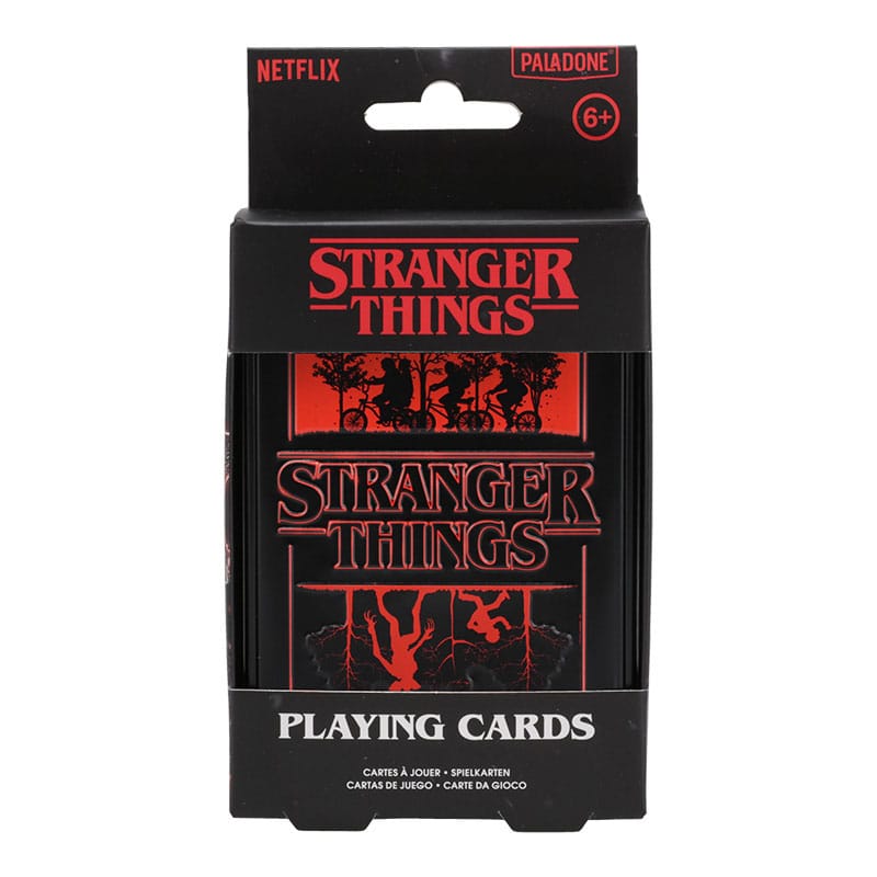 Stranger Thinngs 5 Playing Cards Metal
