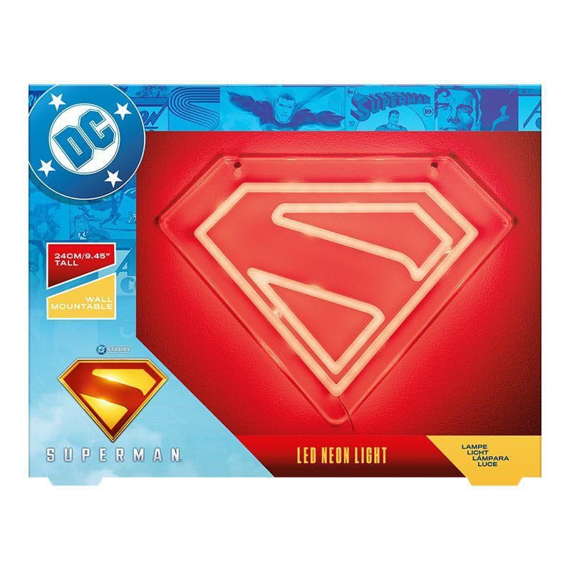 DC Comics LED Wall Lamp Light Superman Neon