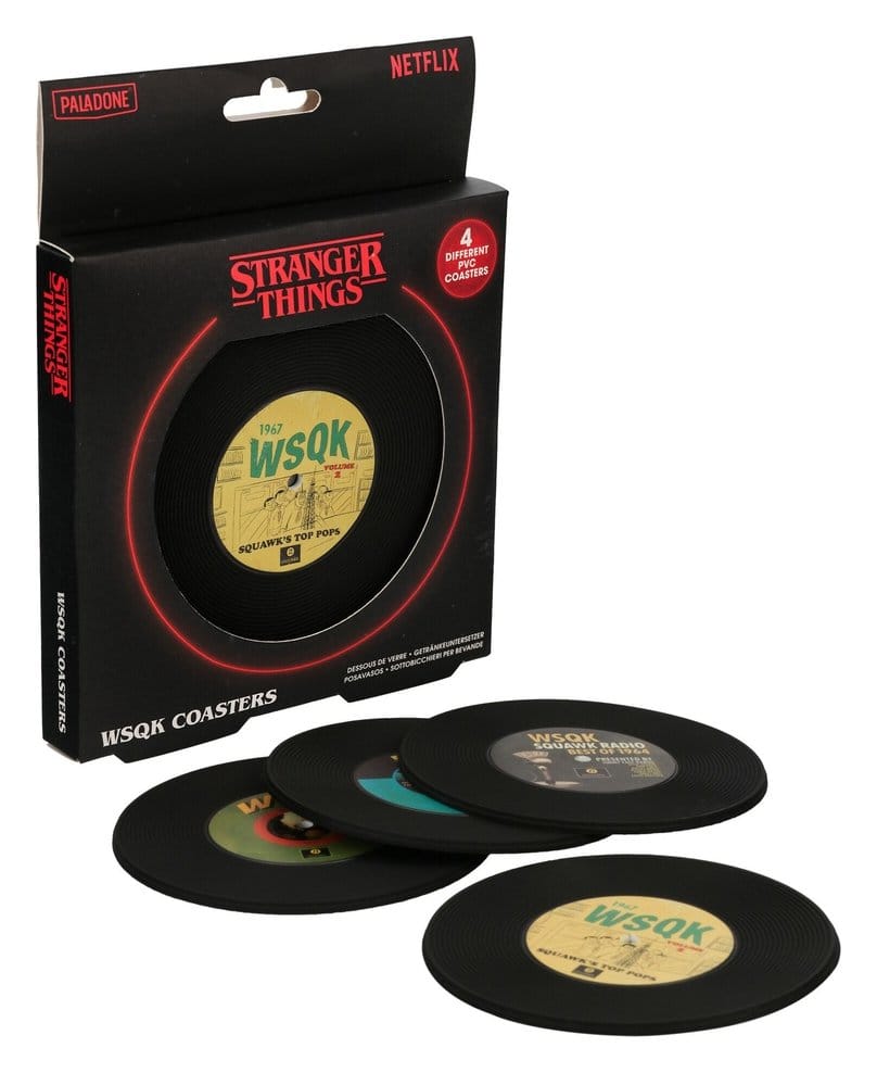 Stranger Things 5 Coaster WSQK 4-Pack