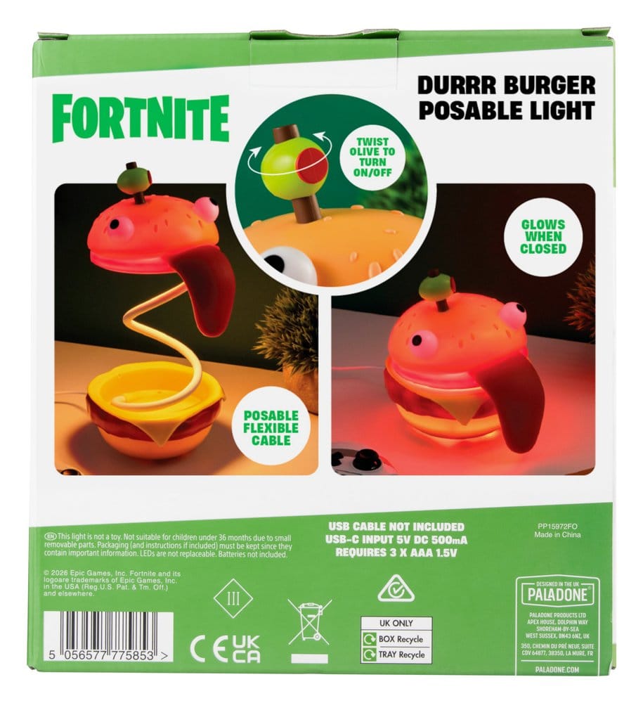 Fortnite Light Durrr Burger Posable 30 cm