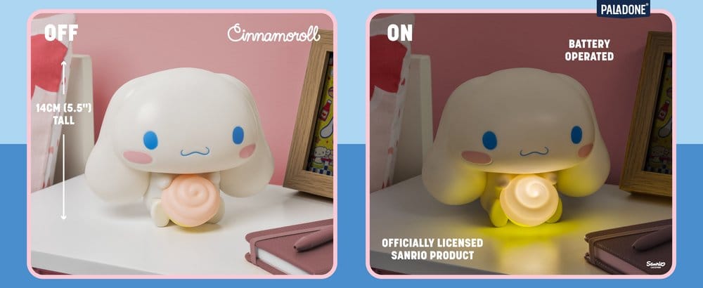 Sanrio GloBuddies Light Cinnamoroll 14 cm