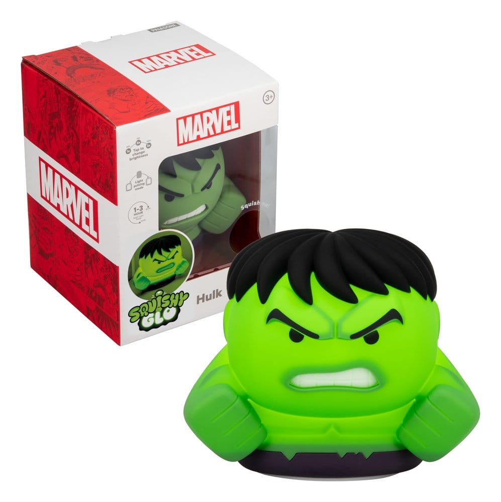 Marvel Universe SquishyGlo Silicon Light Hulk Rechargeable 15 cm