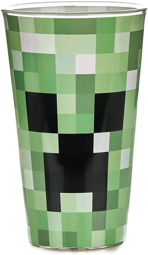 Minecraft Pint Glass Creeper