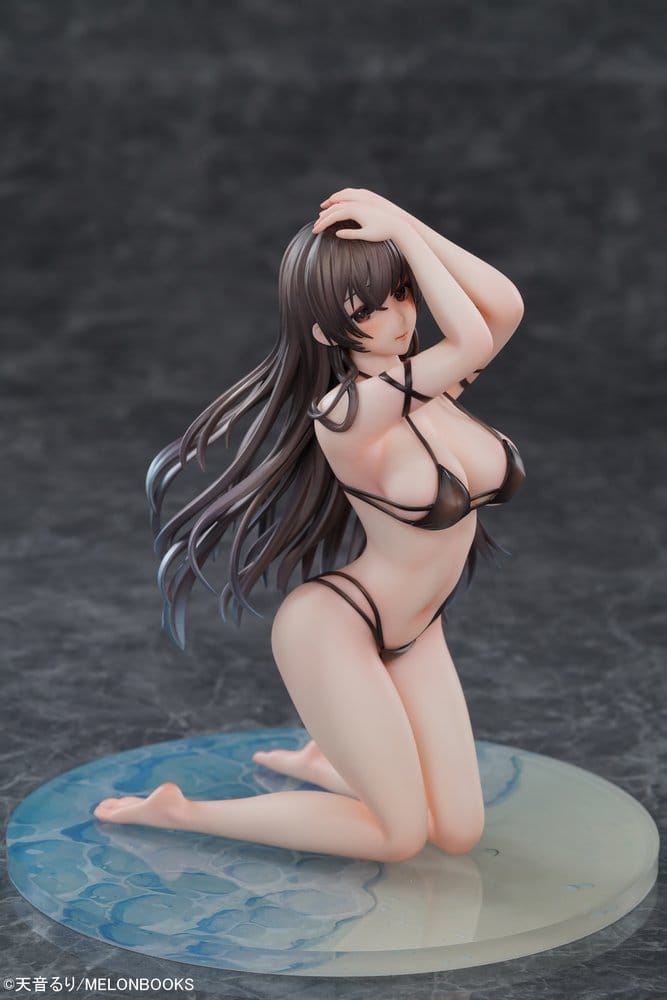 Original Character PVC Figure 1/6 Ruri Amane Illustration - Swimsuit Sugata no Mimi-san 17 cm