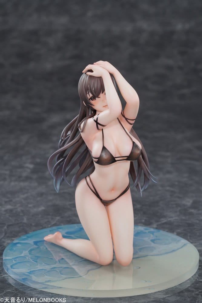 Original Character PVC Figure 1/6 Ruri Amane Illustration - Swimsuit Sugata no Mimi-san 17 cm