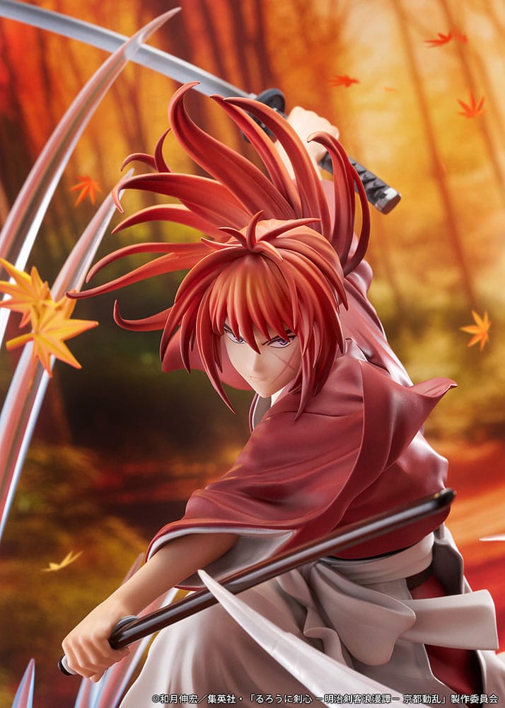 Rurouni Kenshin: Meiji Kenkaku Romantan Kyoto Douran PVC Statue 1/7 Kenshin Himura Souryusen Ver. 27 cm