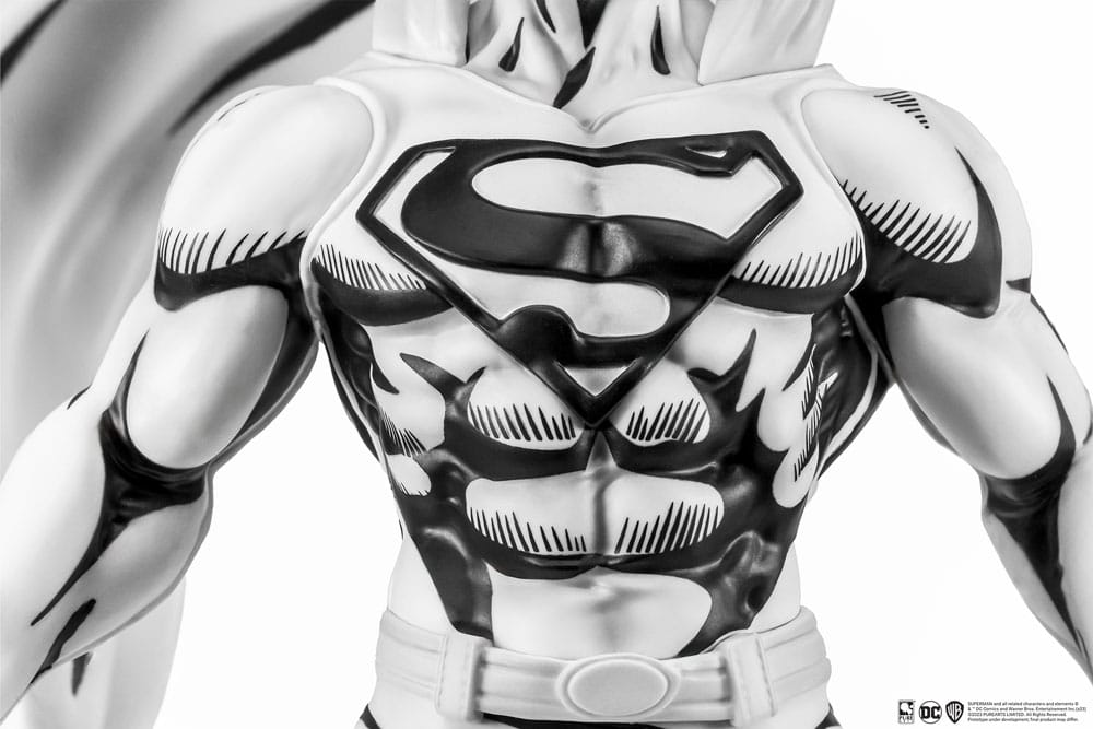 Batman PX PVC Statue 1/8 SDCC 2024 Superman Black &amp; White Version 30 cm