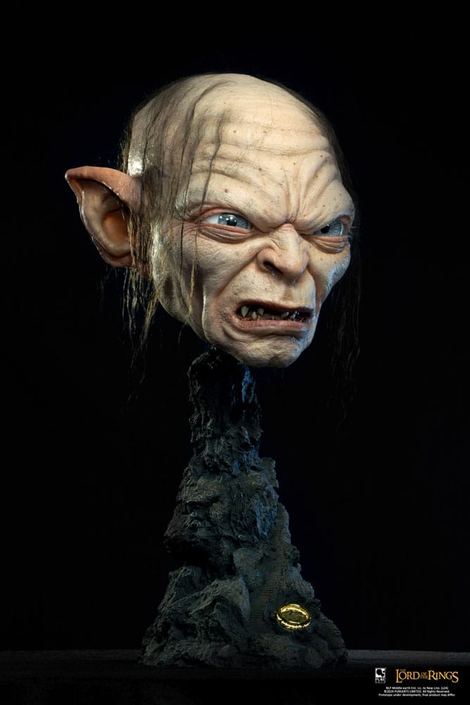 Nachbildung des Herrn der Ringe im Maßstab 1:1, Kunstmaske Gollum, 47 cm