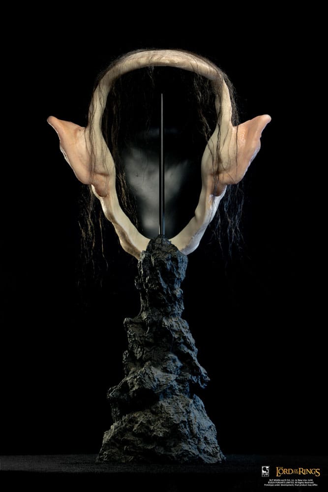 Nachbildung des Herrn der Ringe im Maßstab 1:1, Kunstmaske Gollum, 47 cm