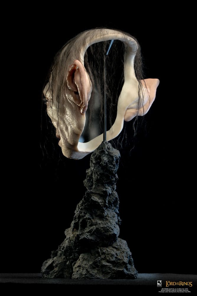 Nachbildung des Herrn der Ringe im Maßstab 1:1, Kunstmaske Gollum, 47 cm