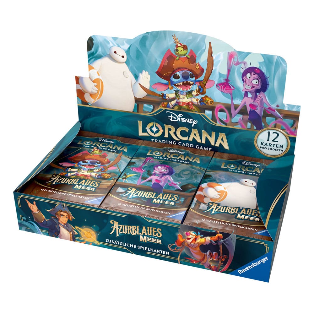 Disney Lorcana TCG Azurblaues Meer Booster Display (24) *German Edition*