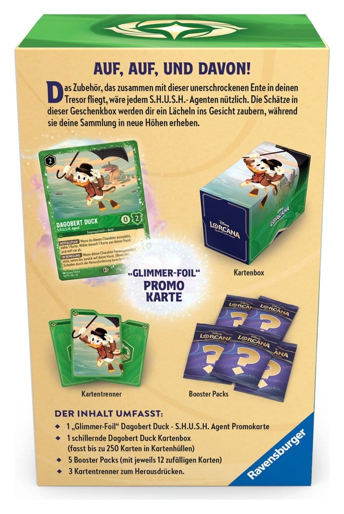 Disney Lorcana TCG Scrooge McDuck Gift Box *German Edition*