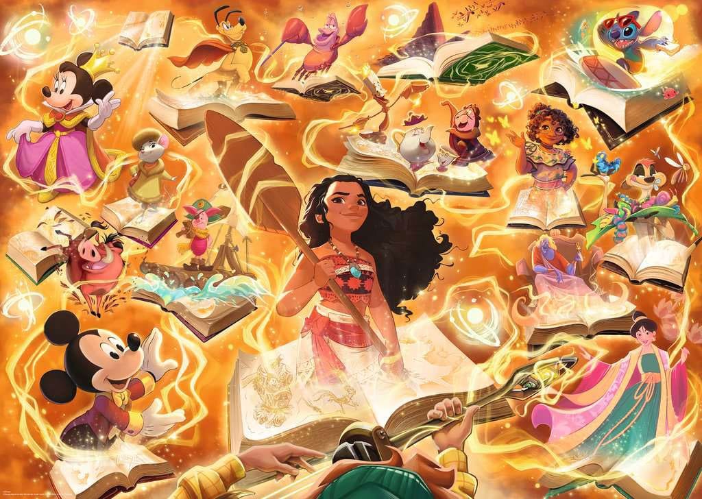 Disney Lorcana Jigsaw Puzzle Glimmers of the Realm: Amber (1000 pieces)