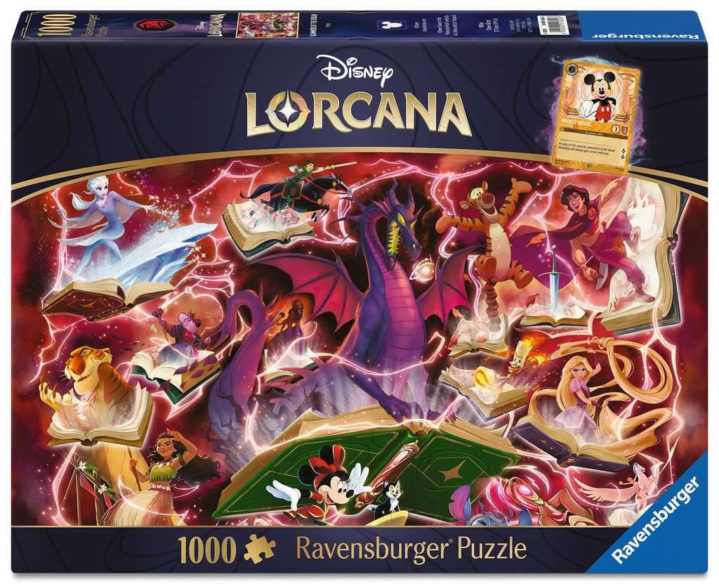 Disney Lorcana Jigsaw Puzzle Glimmers of the Realm: Ruby (1000 pieces)