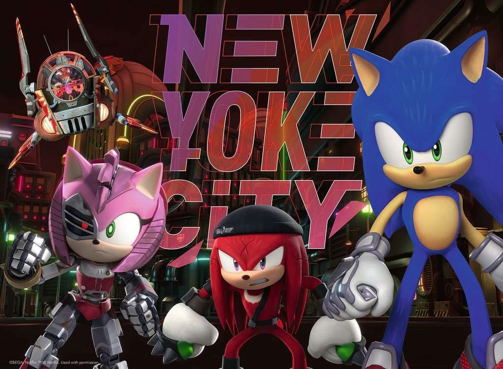 Sonic Prime Kinderpuzzle XXL New York City (300 Teile)