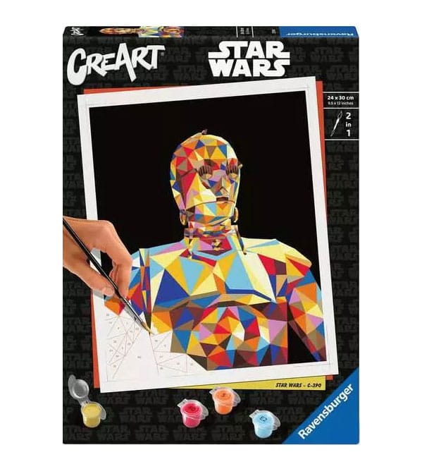 Star Wars CreArt Paint by Numbers Painting Set C-3PO 24 x 30 cm