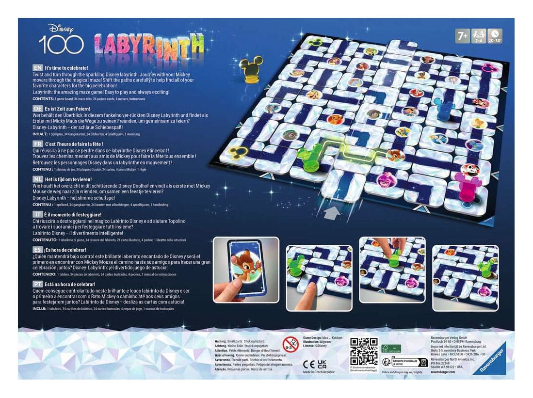 Disney-Brettspiel Labyrinth zum 100-jährigen Jubiläum