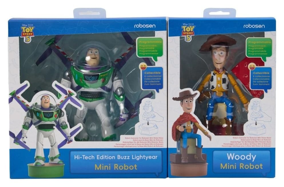 Disney Interactive Robot Toy Story 5 Set - Buzz Lightyear & Woody (Hi-Tech Edition) *French Version*