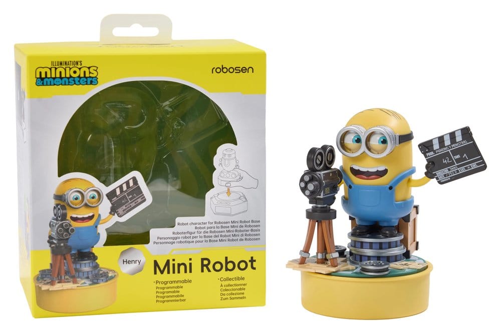 Minions & Monsters Interactive Mini Robot Henry 9 cm *English Version*